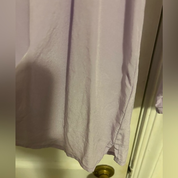 Lilly Pulitzer Elsa Silk Blouse- Size Medium- Color Lavender- EUC - Picture 10 of 12